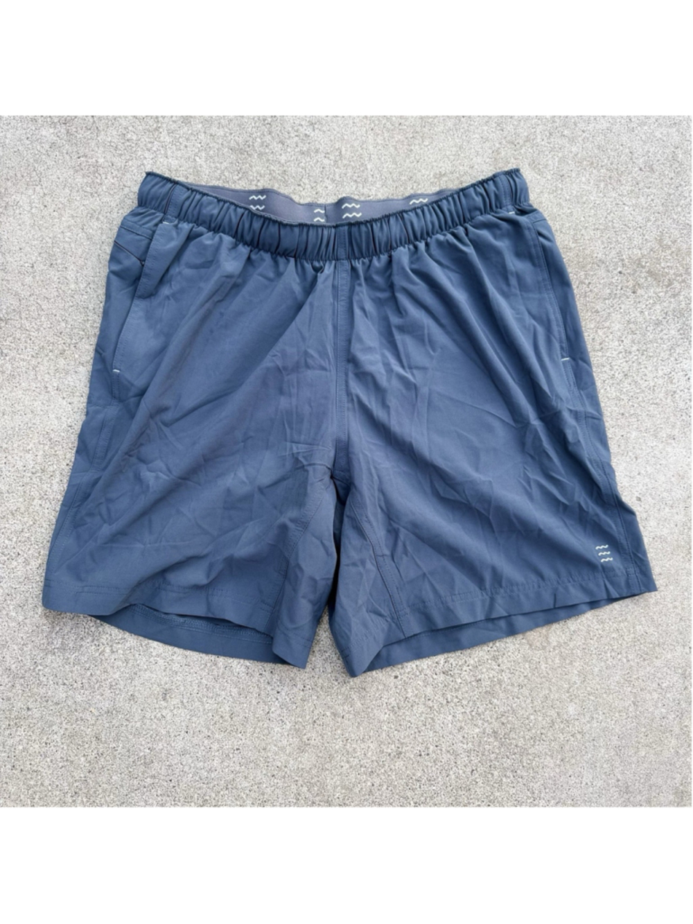 Free Fly Men’s Breeze Shorts Lined 6” Blue Dusk Size Large